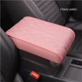 thumbnail image 1 of LEEYNEER Wave Embroider PU Leather Car Armrest Mat Center Console Arm Rest Protection Cushion Auto Armrests Storage Box Cover Pad, 1 of 2