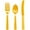 Yellow, variant on DecorRack Disposable Forks, Knives, Spoons, Party Utensils, Turquoise (96 Pcs)