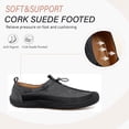 thumbnail image 2 of Mens Casual Loafers Non-slip Outdoor Lightweight Retro Walking Shoes Minimalist Business Office Moccasins Gray 10 US, 2 of 7