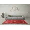 thumbnail image 3 of Ahgly Company Indoor Rectangle Medallion Red Traditional Area Rugs, 5' x 8', 3 of 4