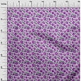 thumbnail image 3 of oneOone Viscose Jersey Dusty Purple Fabric Pomegranate Sewing Material Print Fabric By The Yard 60 Inch Wide, 3 of 5