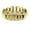 Gold, variant on Gold Hip Hop Teeth Grillz - Dance Costume Accessory, Adjustable Fit, Party Jewelry, Shiny Gold Plated, Fashion Dress-Up, Holiday Party Look, Christmas, Thanksgiving, 1 Set