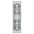 thumbnail image 5 of My Magic Carpet 2.5'x10' Machine Washable Non-Slip Kitchen Hallway Runner Rug - Parviz Grey, 5 of 6