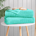 thumbnail image 7 of Casa Platino 4-Pack Soft Cotton Bath Towels - Quick Dry, Lightweight & Absorbent Towels for Spa & Travel - Aqua Sky, 7 of 7