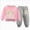 A87-J, variant on Toddler Baby Girl Clothes Fall Winter Outfits 2t 3t 4t 5t 6t Cute Print Long Sleeve Sweatshirt Pant Outfits,3-4 Years,M