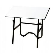Alvin Black Base with White 30" x 42" Top