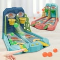 thumbnail image 3 of Jeu de Basketball Arcade de Bureau Mini Terrain de Basketball Double Bataille Interactif Parent-Enfant Jouets de Table, 3 of 8