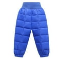 thumbnail image 5 of WIBACKER 1-5T Baby Boy Girl Cute Ear Hooded Puffer Jacket Pants Snowsuit Toddler Kid Winter Coat, 5 of 6