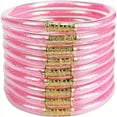 thumbnail image 2 of 9-Piece Glitter & Jelly Bracelet Set - Sparkle & Shine Your Way!, 2 of 5