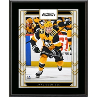 Framed Jake Guentzel Pittsburgh Penguins Autographed White Adidas Authentic  Jersey