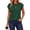 Dark Green, variant on Women's Cap Sleeve T Shirts Casual Cotton Loose Fit Crew Neck Summer Tee Basic Tops for Women