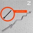thumbnail image 3 of Barra Z Estandar Curva Acero Con Rosca Profesional Gym Pesas PARDELE Barra Standard Z, 3 of 6