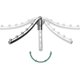thumbnail image 3 of Paquete de 2 perchas plegables para montaje en pared, ganchos para abrigos de acero inoxidable con soporte de brazo oscilante, sistema para colgar ropa que ahorra espacio, organizador de, 3 of 5
