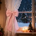 thumbnail image 4 of Yucurem Large Velvet Pink Bows Ornaments, 12.6 x 22.8 in Giant Xmas Tree Ribbon Hanging Bows for Christmas Wedding Birthday Party Supplies, 4 of 6