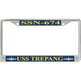 thumbnail image 1 of USS Trepang SSN-674 License Plate Frame, 1 of 1