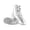 Silver, variant on Girls Shoes Fashionable Flat Boots Soft Sole Boots Boots Clothes