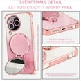 thumbnail image 5 of Kickstand Case for Xiaomi Civi 3 5G Cover Soft TPU Silicone Phone Case with Luxury Magnetic Mirror Stand Shell for Women Men Anti-Fall Protective Cover Compatible with Xiaomi Civi 3 5G Case, 5 of 7