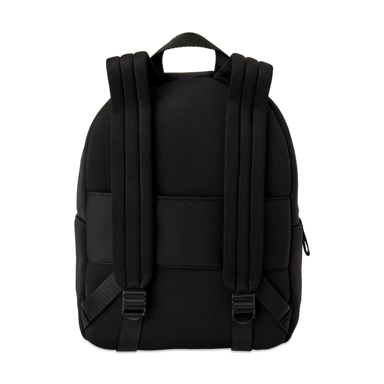 Time and Tru Ellie Neoprene Backpack Black Walmart