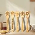 thumbnail image 4 of Danhjin Fiive Shovel Radium Carving Spatula Spoons Set Slotted Spoon 5PC Tableware Gift Dinnerware Sets, 4 of 9