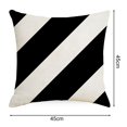 thumbnail image 2 of Pillow Cover Geometric Pattern Throw Pillowcase Exquisite Design Super Soft Wear Resistant Decorative Cushion Cover for Bedroom Sofa Hidden Zipper, 2 of 8