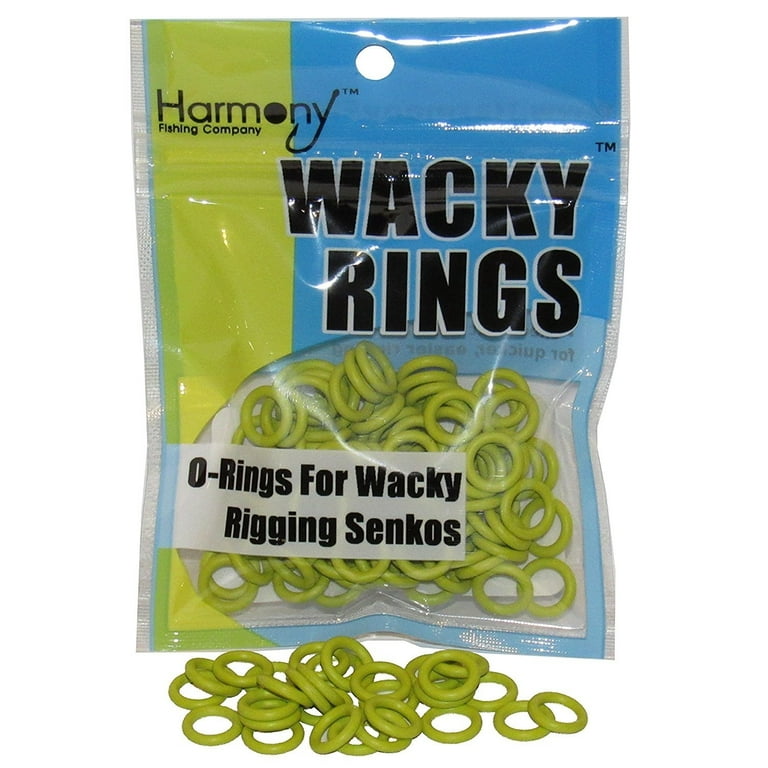 Wacky Rings - O-Rings for Wacky Rigging Senko Worms 100 orings for 4+5 inch  Senkos, Available in many colors