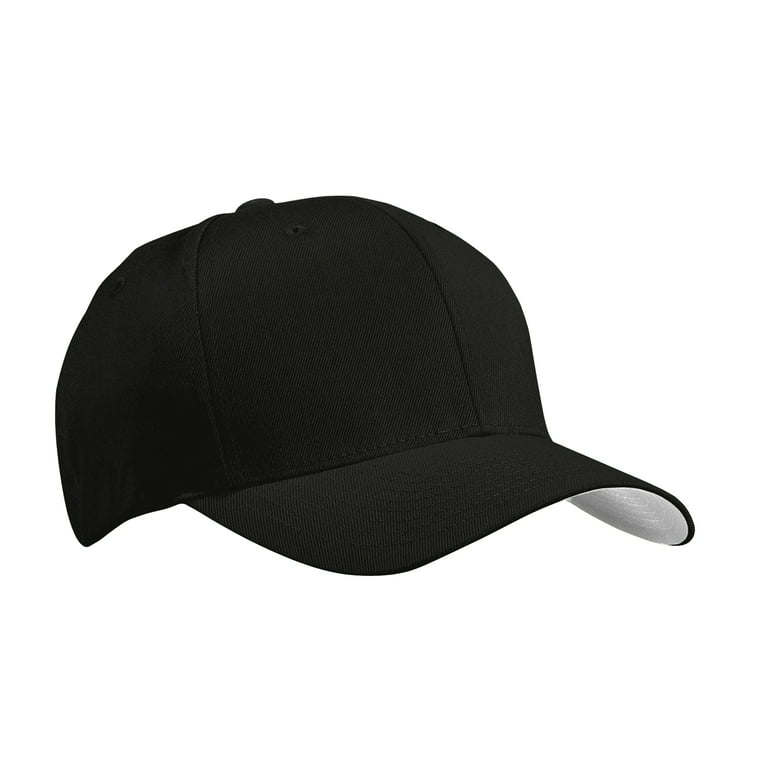 Men's Adult Flexfit Sun Cap Male Summer Hats Black S/M