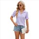 thumbnail image 3 of Blusas Informales Elegantes para Mujer, Camisas con Cuello de Solapa, Blusas de Verano Informales de Negocios A , Color S, 3 of 9