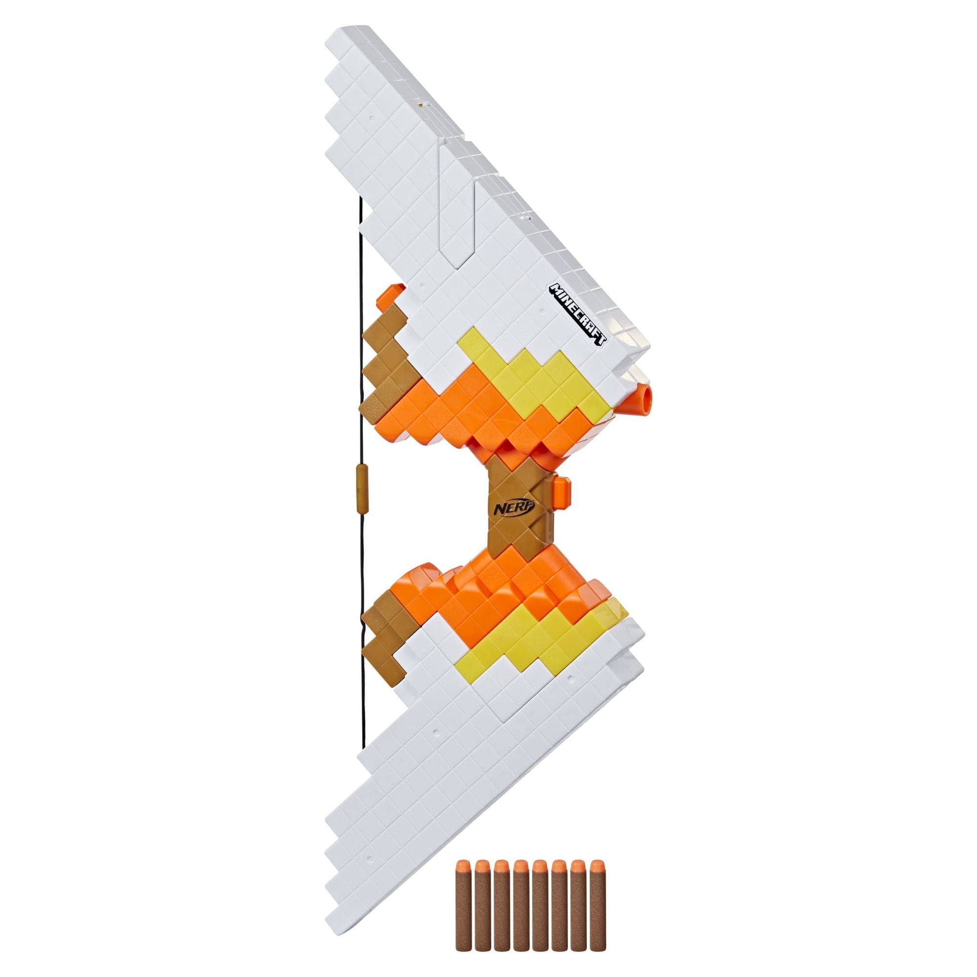 Nerf Minecraft Sabrewing Motorized Bow, 8-Dart Clip, 8 Elite