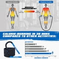 thumbnail image 4 of Jump Rope Ayombo pesa 0,45 kg para entrenamiento físico, 4 of 7