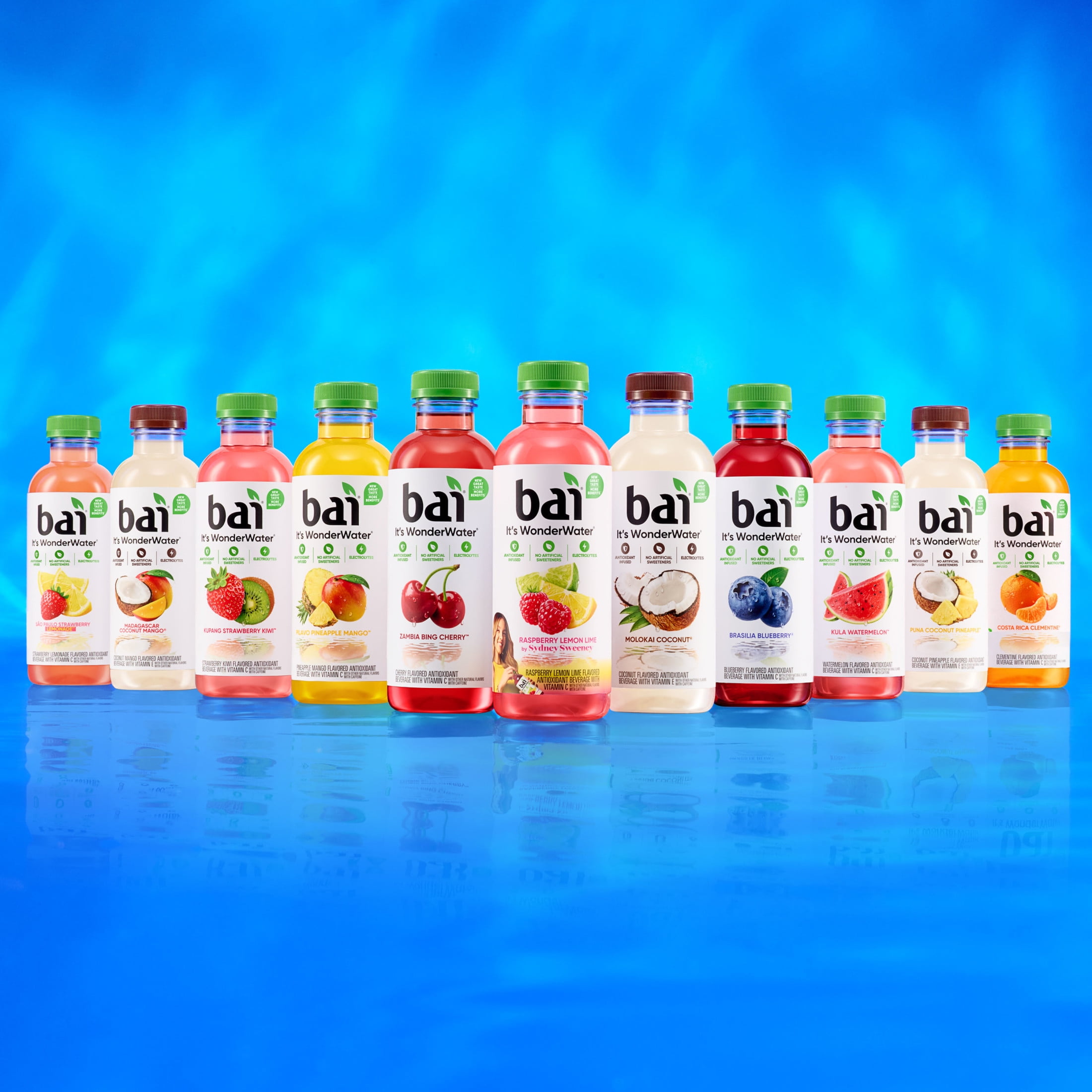 Bai Kula Watermelon Antioxidant Infused Water Beverage, 14 fl oz, 6 Pack Bottles