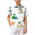 thumbnail image 1 of Akiihool T-Shirt Garçon Garçon Manches Courtes Été Col Rond T-Shirts Enfants une Pièce (Blanc,11-12 Ans), 1 of 4