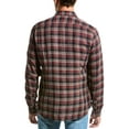 thumbnail image 2 of John Varvatos mens  Reversible Gauze Shirt, L, Red, 2 of 3