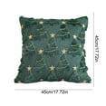 thumbnail image 3 of Taicans 18x18 Inch Christmas Pillow Covers - Farmhouse Holiday Throw Pillows with Gold Moon & Star Print,Soft Plush Winter Decor for Home,Cozy Seasonal Home Accents,Festive Holiday Gift Idea, 3 of 6