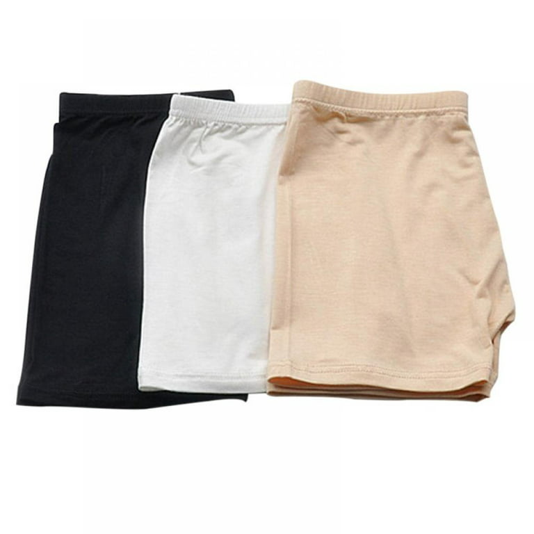 WXBDD 3pcs Women Underwear Seamless Safety Short Pants Boxers Panties  Shorts Intimates Mid Waist Briefs (Color : D, Size : Large) : :  Clothing, Shoes & Accessories