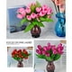 thumbnail image 4 of Ramo de 2 uds flores artificiales Inteprter tulipanes color púrpura, 4 of 6