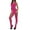 Hot Pink, variant on Odeerbi Plus Size See Through Lingerie Bodysuit for Women 2025 Perspective Elastic Mesh Suspender Skirt Sexy Pajamas Jumpsuit Hot Pink