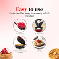 thumbnail image 4 of Dash Mini Waffle Maker with 2 Interchangeable Griddle Plates – Nonstick, Compact Design – Perfect for Pancakes, Waffles., 4 of 5