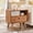 Golden Oak, variant on 28" Wood Nightstand with Charging Station, Farmhouse Bedside Table with 3 Drawers, USB & Type-C Ports, Solid Wood Legs Storage End Table for Bedroom Living Room Office, Natural