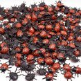 thumbnail image 4 of OULII 22Pack  Supplies PVC Red Ladybug Figurines for Party Favors, 4 of 8