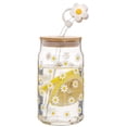 thumbnail image 2 of Mainstays Sipper en verre clair avec Decal Daisy, 2 of 7