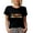 Black, variant on Blessed Grandma - Grandmother Mother's Day or Birthday, Military Green T-Shirt, Small