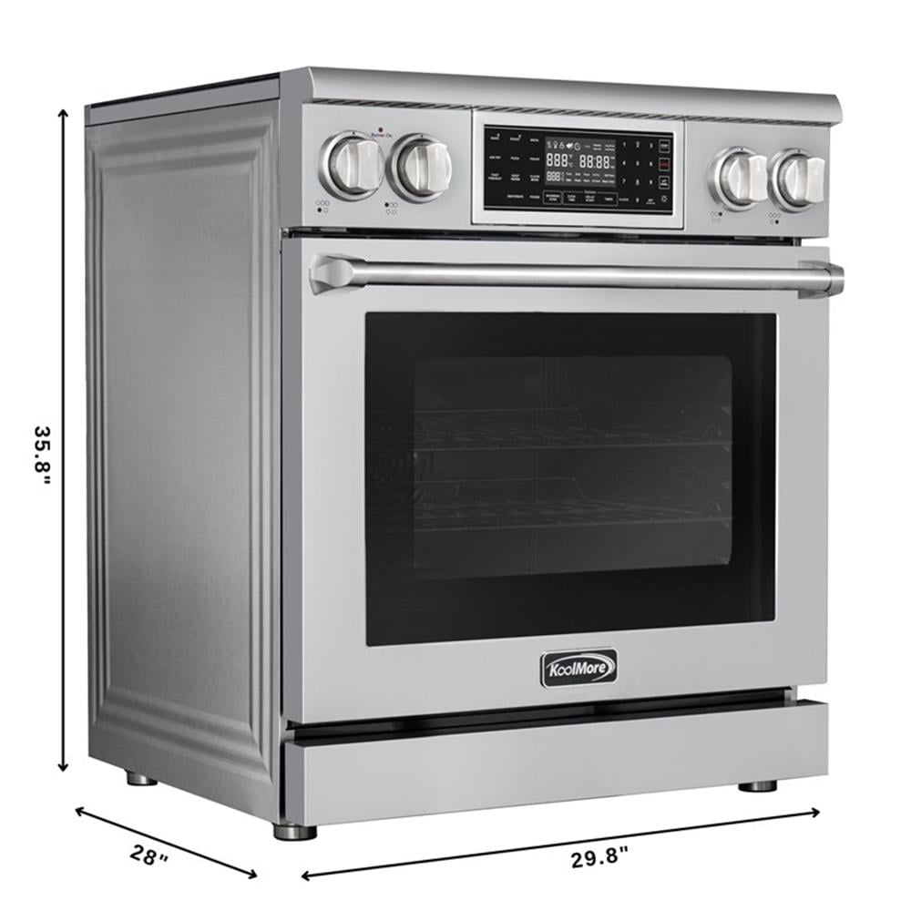 Pemberly Row 30" Electric Professional Range with Tilt Panel & Digital controls