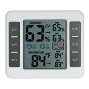 LCD Digital Indoor Thermometer Hygrometer Room ℃/℉ Temperature Humidity Gauge Meter Thermo-Hygrometer with Max Min Value Display