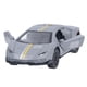 thumbnail image 4 of Modelo de coche de aleación 1:32, duradero, vívido, de metal, con luz y sonido, para niños mayores de 3 años, color gris., 4 of 14