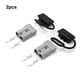 thumbnail image 2 of Scienceny 2 juegos de montacargas 50A 600V conexiones enchufe terminales bipolares adaptadores que cubren polvo gris poste caravanas Accesorios para vehículos recreativos, 2 of 6