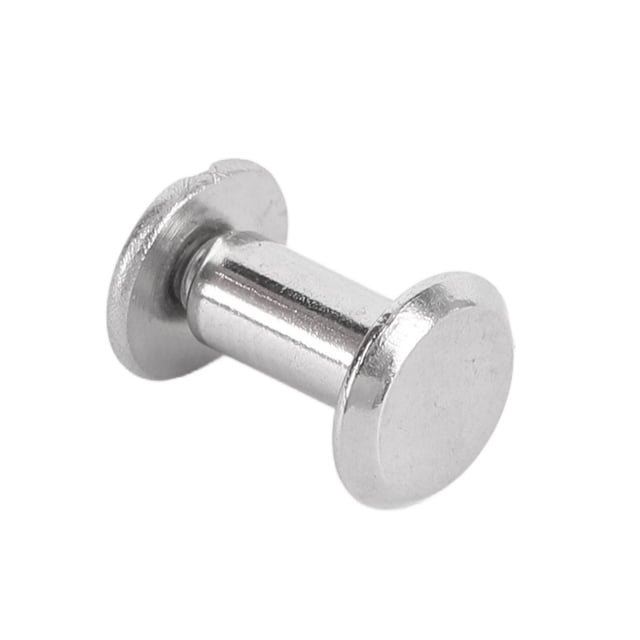 100 Pairs M2 Binding Post Screws, Stainless Steel Rivets Furniture Joint Connector Bolts Screw Post for Fence Cleat Repair Scrapbook Photo Albums