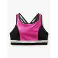thumbnail image 5 of Justice Reversible Racerback Sports Bra for Girls with Swirl Print, Sizes XS-XL, 5 of 5