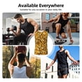 thumbnail image 5 of Kdxio Bright Shiny Golden for Men's Muscle T-shirt,Sleeveless for Workout Running Athletic Gym Lounge Casual, 5 of 5