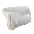 thumbnail image 4 of HVOBTTY Mens Soft Loose Briefs, Everyday Comfortable Briefs for Men, Men's Casual Solid Color Fashionable Sports Breathable Loose Briefs White, L, 4 of 4