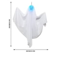 thumbnail image 3 of Halloween Decor Halloween Decorations 1 Pack Light-up Halloween White Hanging Ghost Decorations 27.5in Hanging Ghosts For Trees Outdoor Ghost Halloween Décor, 3 of 7